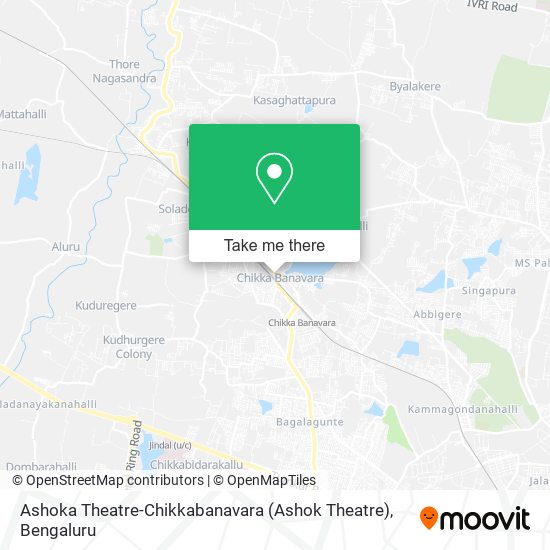 Ashoka Theatre-Chikkabanavara (Ashok Theatre) map