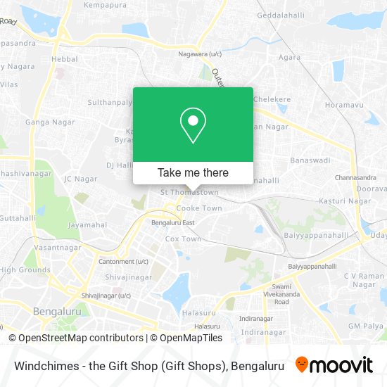 Windchimes - the Gift Shop (Gift Shops) map