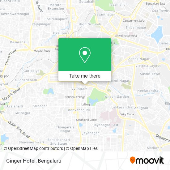 Ginger Hotel map