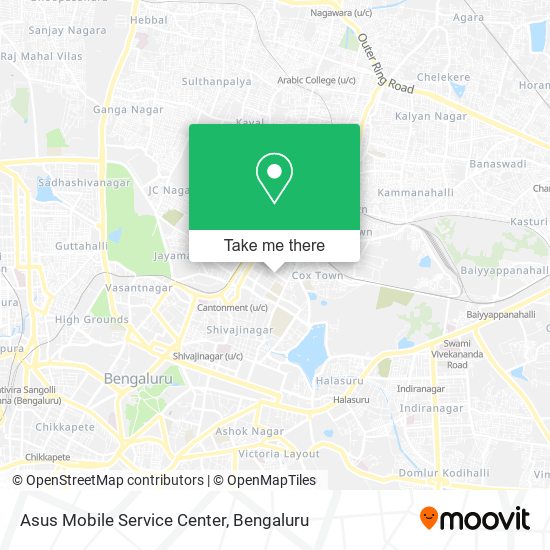 Asus Mobile Service Center map