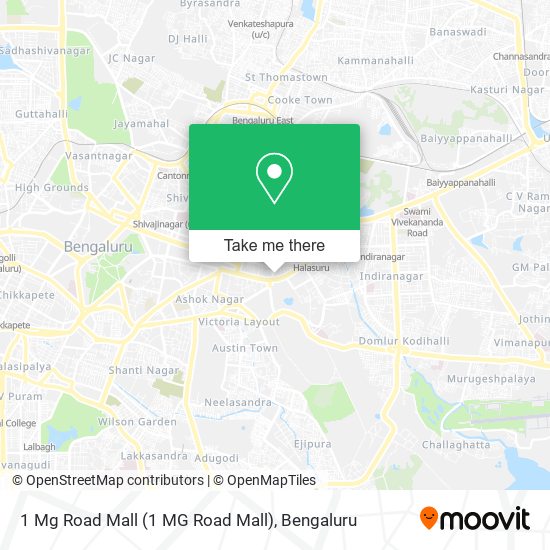 1 Mg Road Mall map