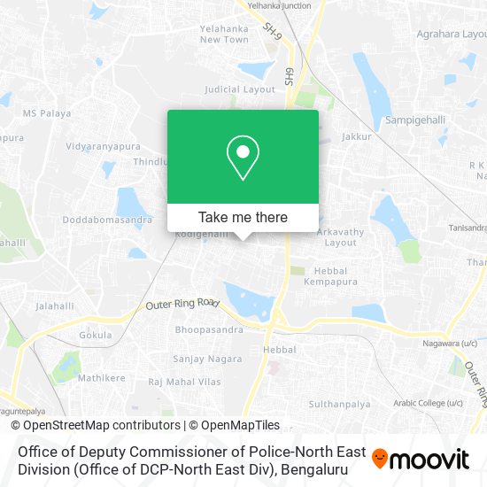 Office of Deputy Commissioner of Police-North East Division (Office of DCP-North East Div) map