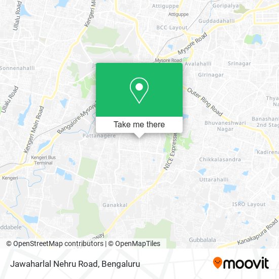 Jawaharlal Nehru Road map