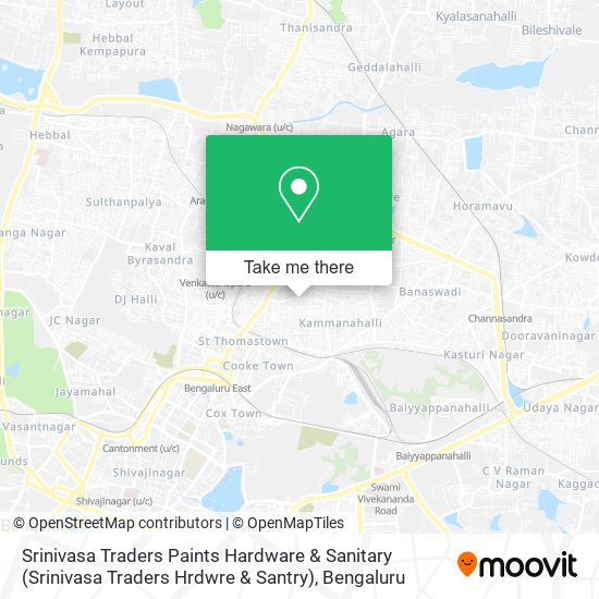 Srinivasa Traders Paints Hardware & Sanitary (Srinivasa Traders Hrdwre & Santry) map