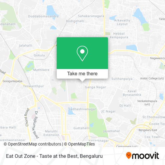 Eat Out Zone - Taste at the Best map