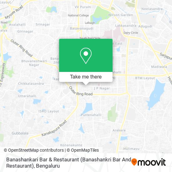 Banashankari Bar & Restaurant (Banashankri Bar And Restaurant) map