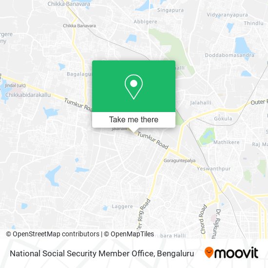 National Social Security Member Office map