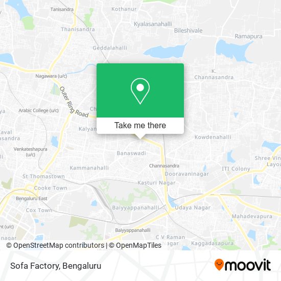 Sofa Factory map