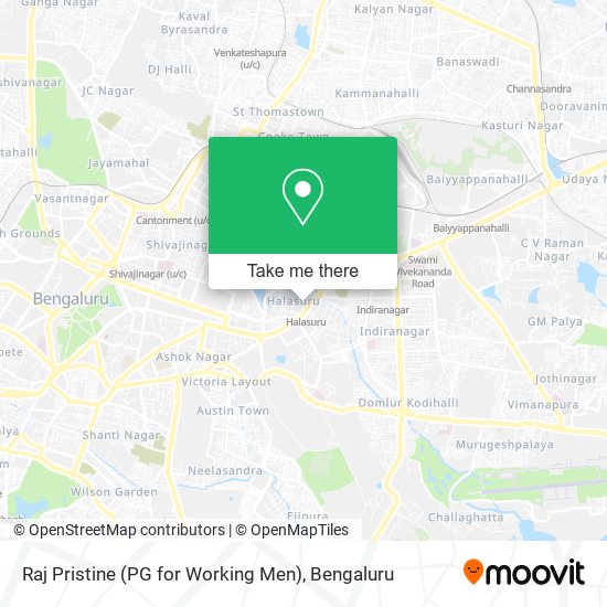 Raj Pristine (PG for Working Men) map