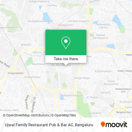 Ujwal Family Restaurant Pub & Bar AC map