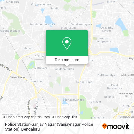 Police Station-Sanjay Nagar (Sanjaynagar Police Station) map