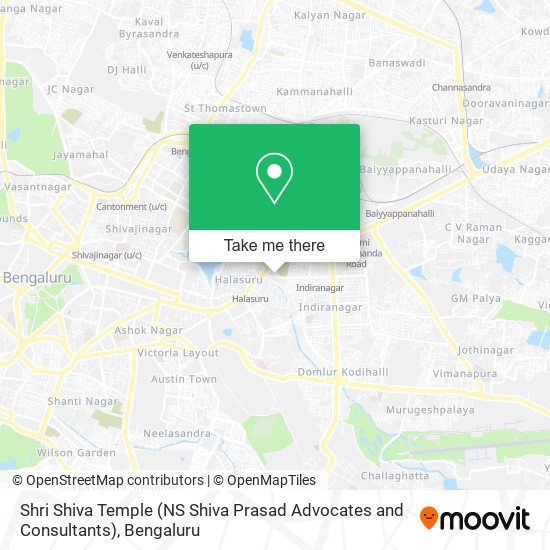 Shri Shiva Temple (NS Shiva Prasad Advocates and Consultants) map