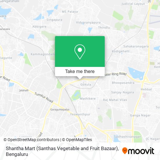 Shantha Mart (Santhas Vegetable and Fruit Bazaar) map