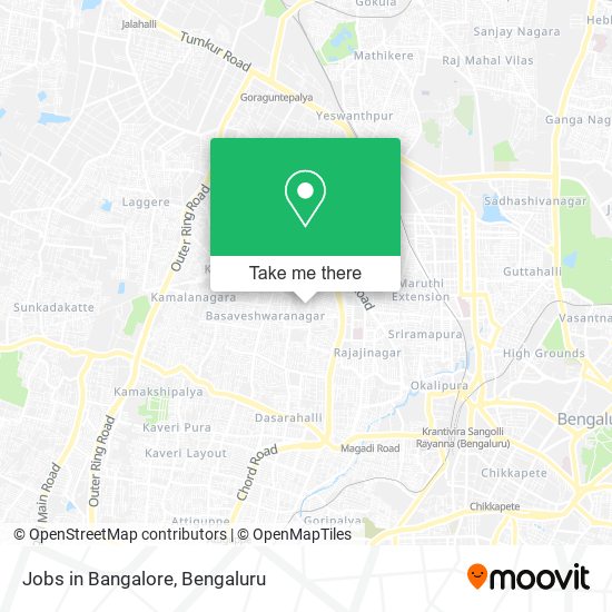 Jobs in Bangalore map