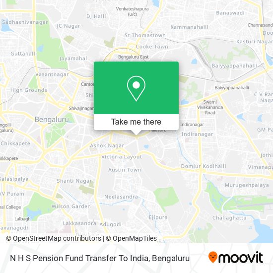 N H S Pension Fund Transfer To India map