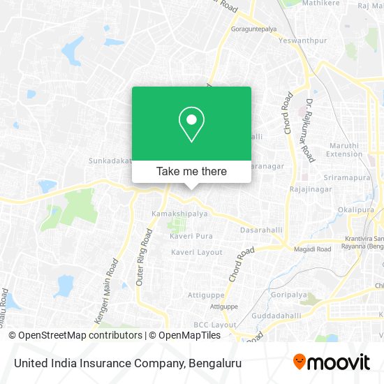 United India Insurance Company map