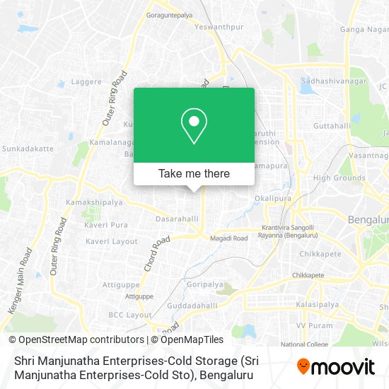 Shri Manjunatha Enterprises-Cold Storage (Sri Manjunatha Enterprises-Cold Sto) map