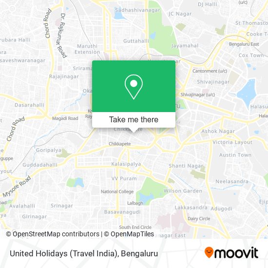 United Holidays (Travel India) map