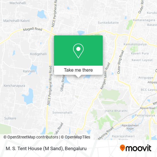 M. S. Tent House (M Sand) map