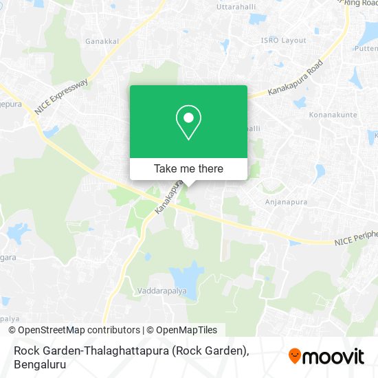 Rock Garden-Thalaghattapura map