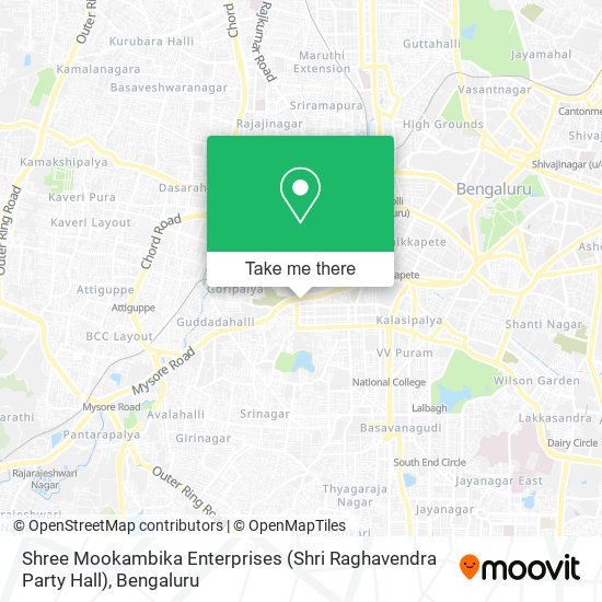 Shree Mookambika Enterprises (Shri Raghavendra Party Hall) map