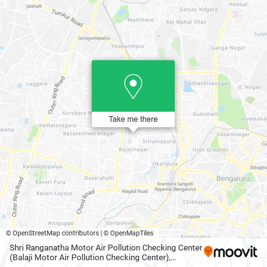 Shri Ranganatha Motor Air Pollution Checking Center (Balaji Motor Air Pollution Checking Center) map