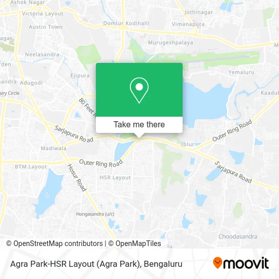 Agra Park-HSR Layout map