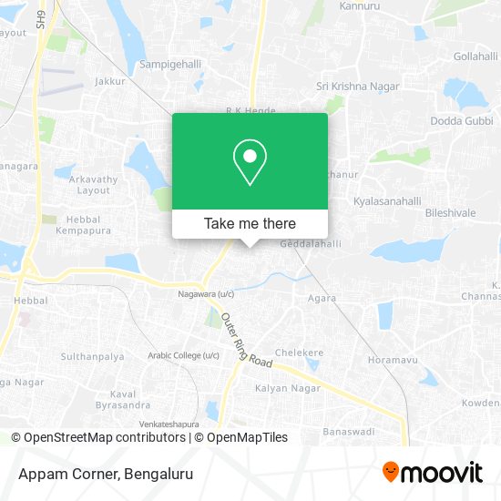 Appam Corner map