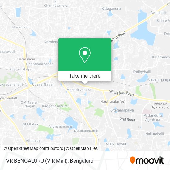 VR BENGALURU (V R Mall) map