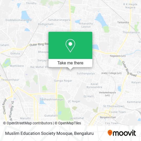 Muslim Education Society Mosque map