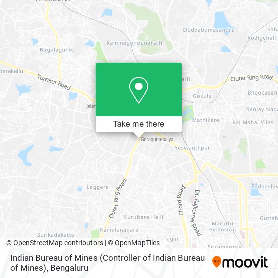 Indian Bureau of Mines map