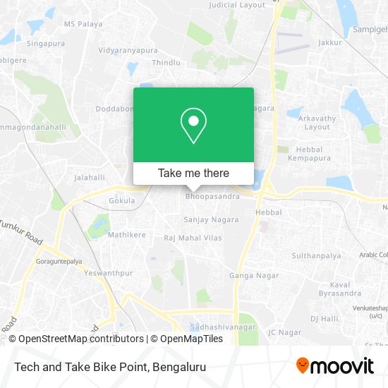 Tech and Take Bike Point map