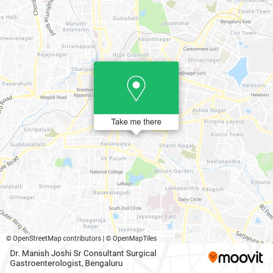 Dr. Manish Joshi Sr Consultant Surgical Gastroenterologist map