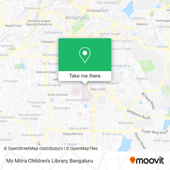 My Mitra Children's Library map