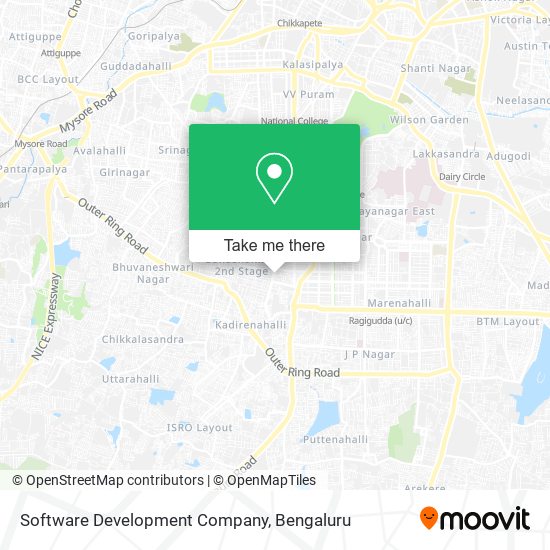 Software Development Company map