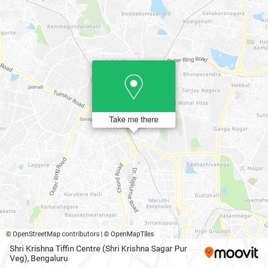 Shri Krishna Tiffin Centre (Shri Krishna Sagar Pur Veg) map