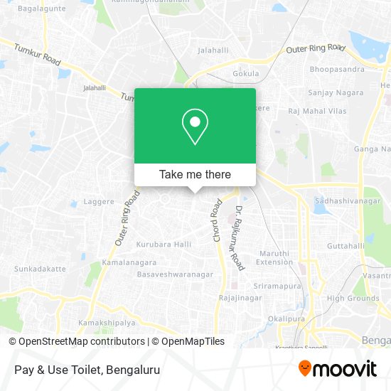 Pay & Use Toilet map