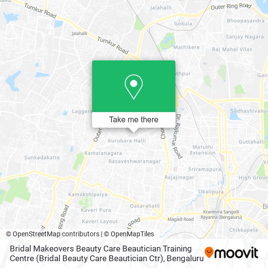 Bridal Makeovers Beauty Care Beautician Training Centre (Bridal Beauty Care Beautician Ctr) map