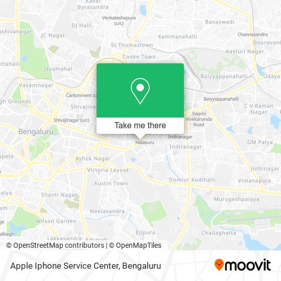 Apple Iphone Service Center map
