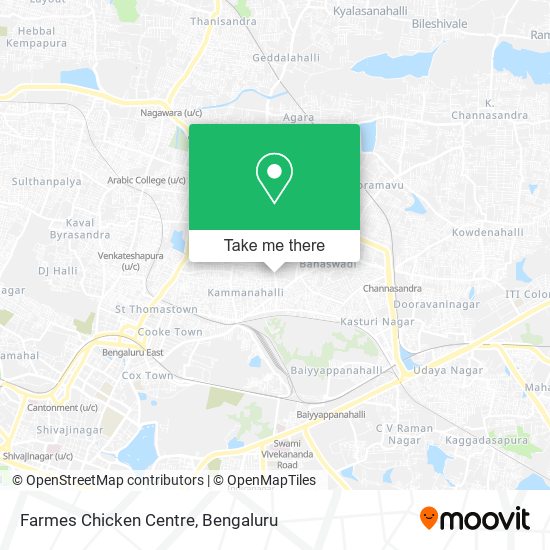 Farmes Chicken Centre map