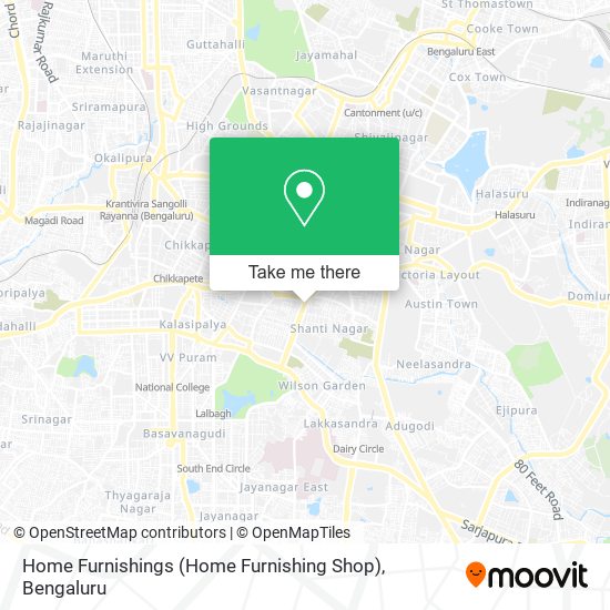 Home Furnishings (Home Furnishing Shop) map