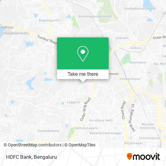 HDFC Bank map