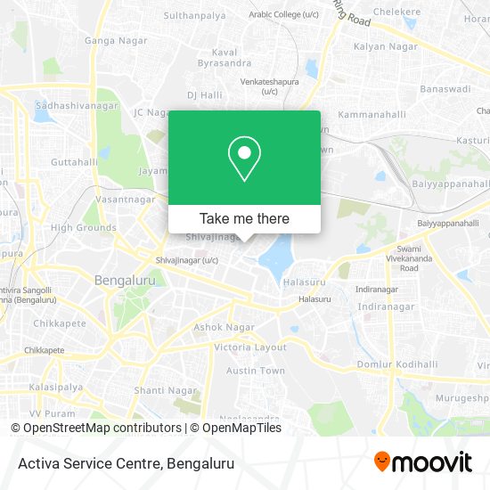 Activa Service Centre map