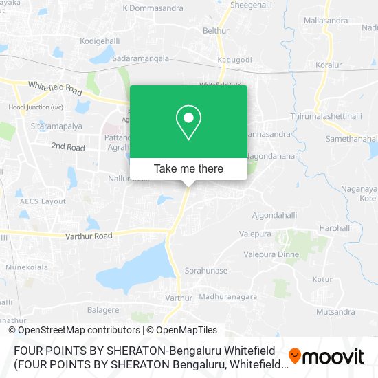 FOUR POINTS BY SHERATON-Bengaluru Whitefield map