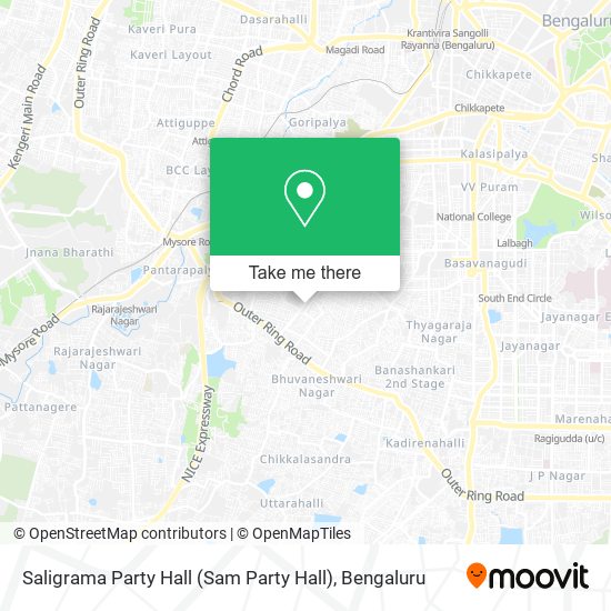 Saligrama Party Hall (Sam Party Hall) map
