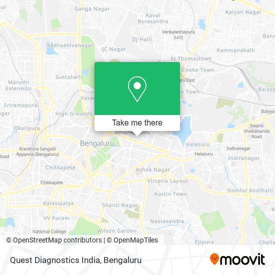 Quest Diagnostics India map