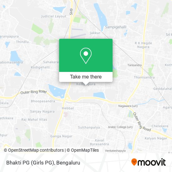 Bhakti PG (Girls PG) map
