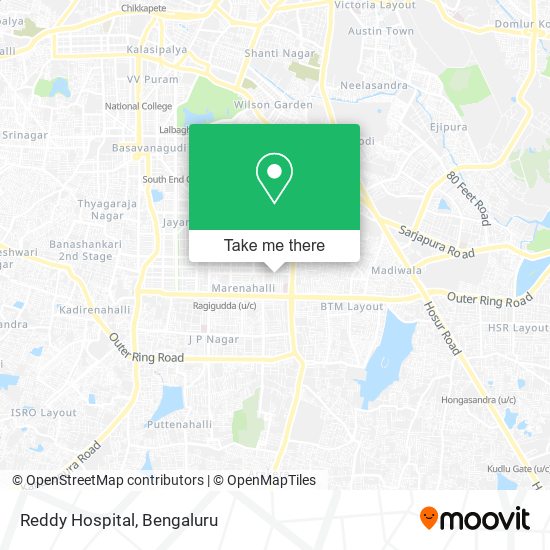 Reddy Hospital map