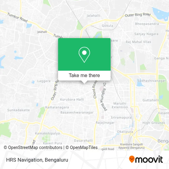 HRS Navigation map