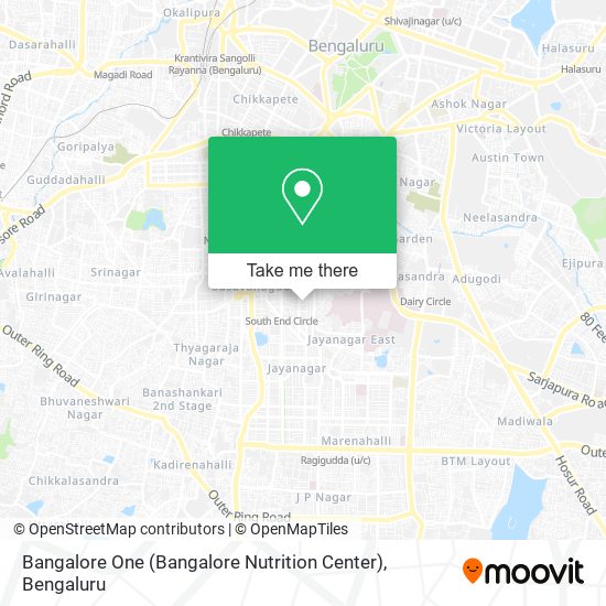 Bangalore One (Bangalore Nutrition Center) map
